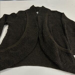 Cozy Dark Green and black Women's Sweater